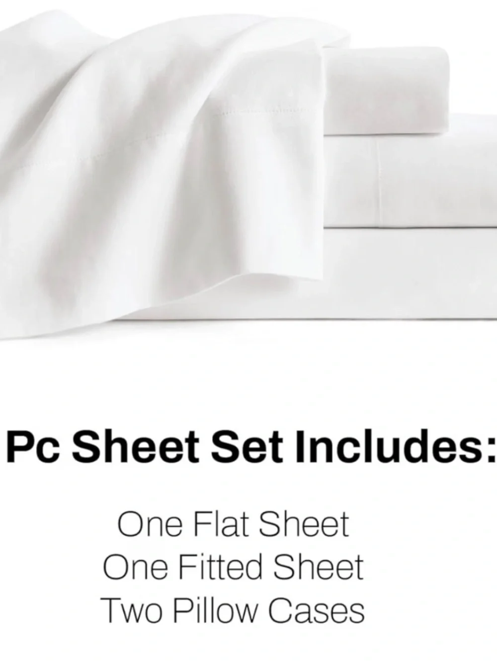 NWOT DKNY Pure King 4 pc Sheet Set